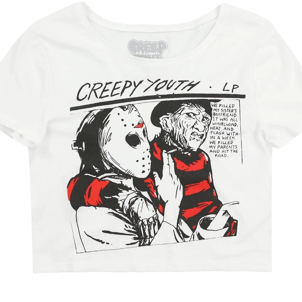 'Creepy Youth' Crop Top